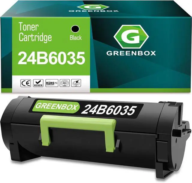 Main image of Ennovor GREENBOX Remanufactured 24B6035 Toner Cartridge Replacment for Lexmark 24B6035 Black Toner Cartridge for M1145 XM1145 Printer, 1 Pack 24B6035 Black, 16,000 Pages