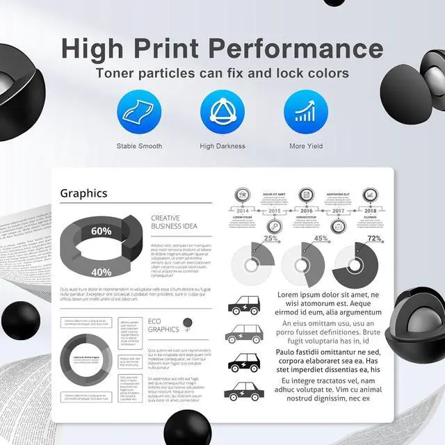 Alt view image 5 of 7 - MLT-D115L Black Toner Cartridge High Yield Replacement for Samsung MLTD115L D115L Toner Cartridge for Xpress SL-M2880 SL-M2620 SL-M2670 SL-M2870 SL-M2830DW SL-M2870FW SL-M2880FW Printer Ink, 2-Pack