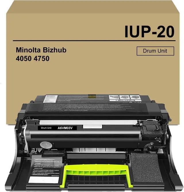 Main image of IUP20 Imaging Drum Replacement for Konica IUP-20 A6VM03V Drum Unit for Minolta Bizhub 4050 4750 Printer (1-Pack)