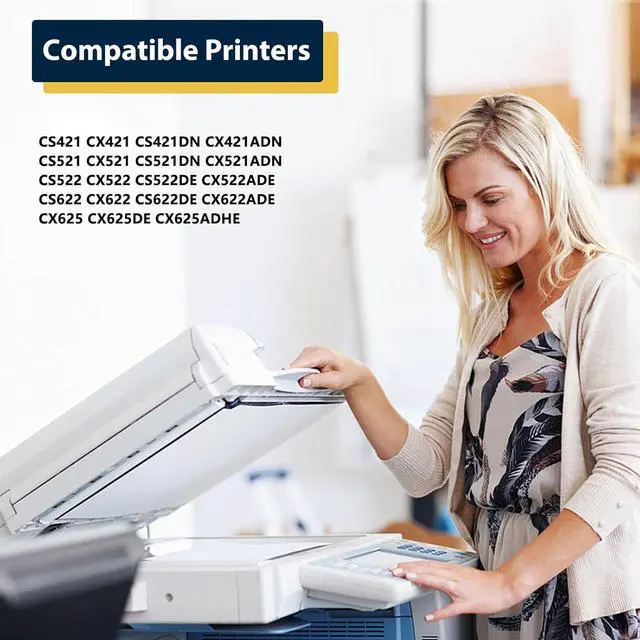 Alt view image 2 of 3 - Ennovor 78C1XK0 Toner Cartridge Compatible for CS421 CX421 CS421DN CS521 CX521 CS521DN CS522 CX522 CS522DE CS622 CX622 CX625 CX625DE High Capacity (Black, 8,500 Pages)