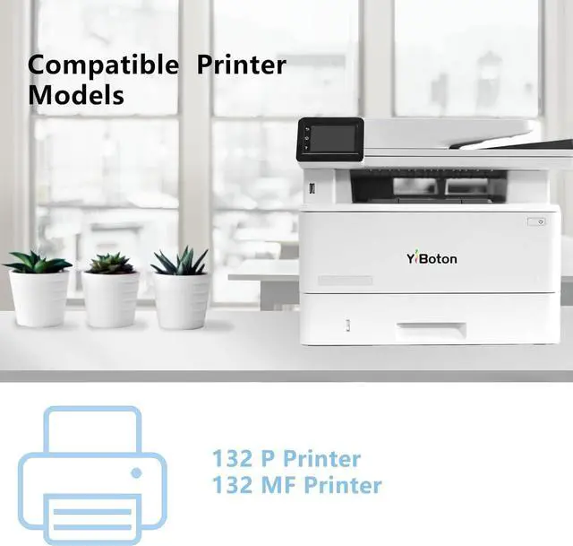 Alt view image 3 of 6 - Ennovor High Yield 132 P and 132 MF Printers Black Toner Cartridge (1-Pack)