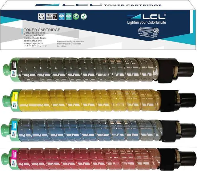 Main image of LCL Compatible Toner Cartridge Replacement for Ricoh 821117 821120 821119 821118 821181 821184 821183 821182 SP C830DN C830DNA SP C831D SP C830 C830dn C831 C831dn (4-Pack Black Cyan Magenta Yellow)