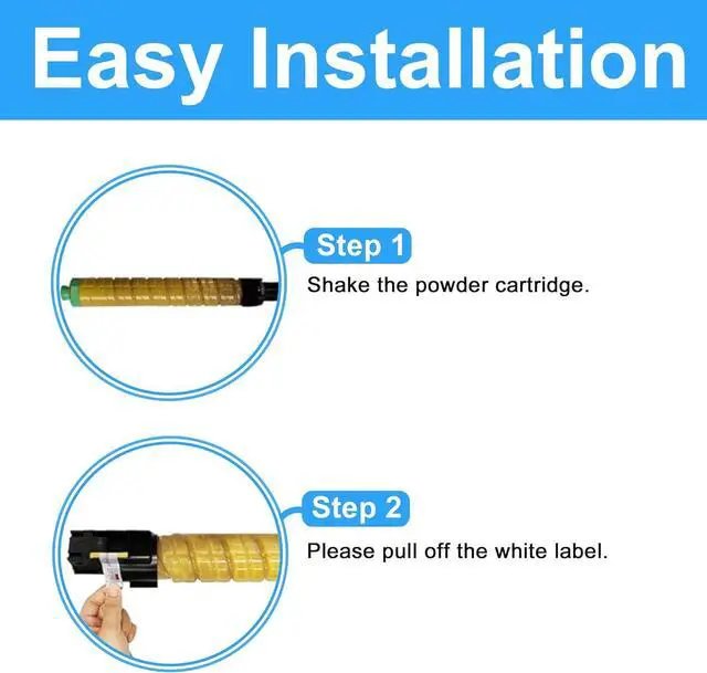 Alt view image 3 of 7 - LCL Compatible Toner Cartridge Replacement for Ricoh 821117 821120 821119 821118 821181 821184 821183 821182 SP C830DN C830DNA SP C831D SP C830 C830dn C831 C831dn (4-Pack Black Cyan Magenta Yellow)