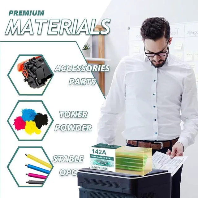 Alt view image 4 of 7 - Ennovor 142A Toner Cartridge Compatible for HP 142A W1420A Black Toner Cartridges High Yield Work for HP Laserjet M110 M110w M110we MFP M139 M139we M140 M140w M140we Printers, 1 Pack