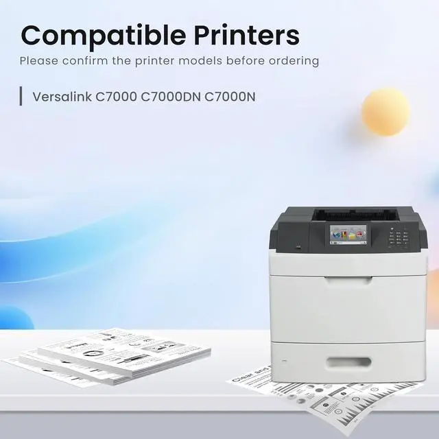 Alt view image 2 of 7 - Ennovor GREENBOX Remanufactured C7000 High Yield Toner Cartridges Replacement for Xerox Versalink 106R03757 for Versalink C7000 C7000/DN C7000/N Printer (Black, 1-Pack)