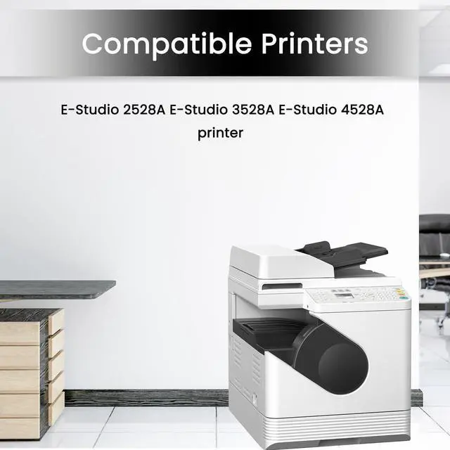Alt view image 2 of 6 - Ennovor T-3028U T3028U Black Toner Cartridge Replacement for Toshiba T-3028U T3028UK Toner Cartridge for E-Studio 2528A 3528A 4528A Printers, 1 Pack T3028U Black Cartridge, 43,900 Pages High Yield