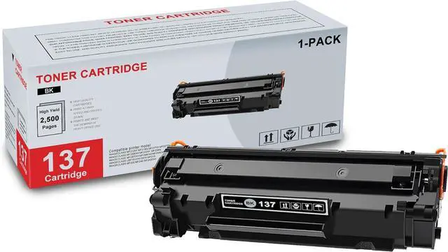 Main image of 1-Pack Cartridge 137 Black Toner Cartridge High Yield Compatible Cartridge 137 Replacement for Canon MF212w MF216n MF217w MF227dw MF232w MF236n MF247dw MF244dw D570 MF210 MF220 MF240 Series Printer