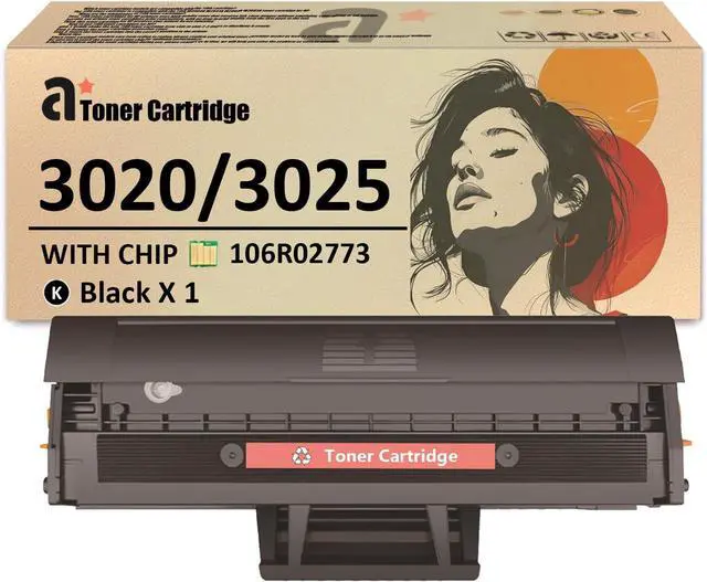 Main image of Ennovor 3020 3025 Toner Cartridge Replacement for Xerox 106R02773 Toner Cartridges Compatible for Xerox Phaser 3020 WorkCentre 3025 Printers, 1 Black(1,500 Pages)