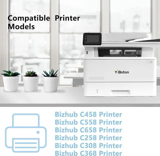 Alt view image 4 of 6 - Ennovor High Yield TN-324 TN512 TN324 TN513 TN514 TN515 TN516 Toner Cartridge Compatible for Konica Minolta Bizhub C458 C558 C658 for C258 C308 C368 C454 C554 Printers (Black Cyan Magenta Yellow)