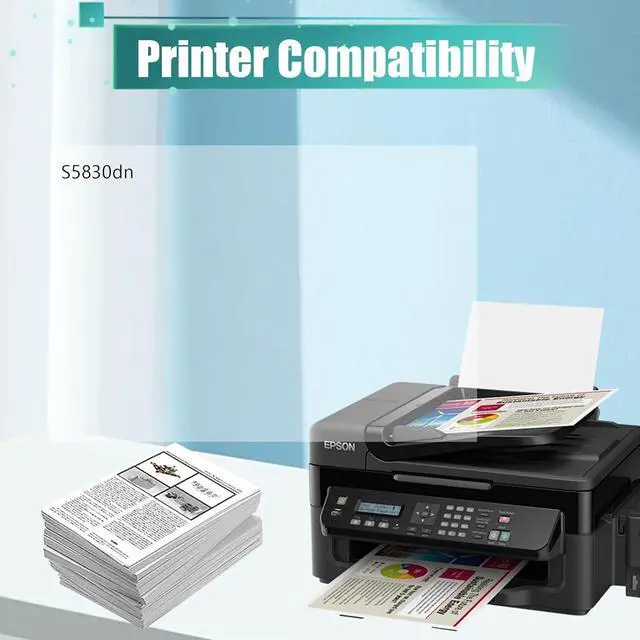 Alt view image 2 of 7 - Ennovor S5830 Toner Cartridge Replacement for Dell 8XTXR 593-BBYT Black Toner Cartridges for Dell S5830dn Printer , 1 Pack(45,000 Pages)