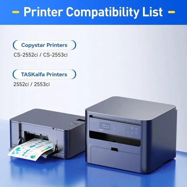 Alt view image 2 of 6 - TK-8347 TK8347 Toner Cartridge Set 4-Pack High Yield Replacement for Kyocera TK-8347K TK-8347C TK-8347M TK-8347Y Compatible with TASKalfa 2552ci 2553ci Copystar CS-2552ci CS-2553ci Printer Ink