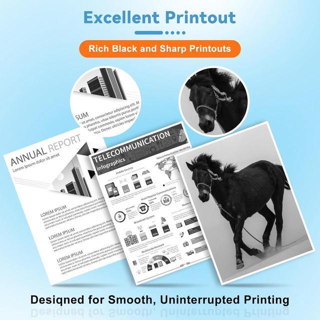 Alt view image 4 of 7 - Ennovor 138A Toner Cartridge 1 Black with Chip Compatible for HP 138A W1380A Work with HP Laserjet Pro 3001dw 3001fdw 3001, MFP 3101fdw 3101 High Yeild Printer Toner Cartridge