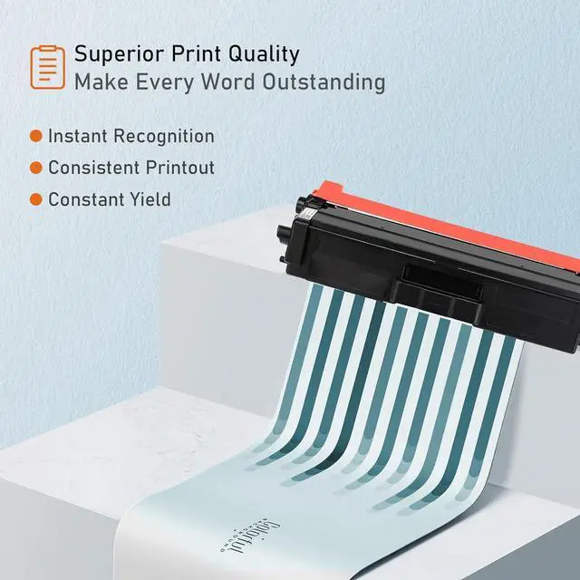 Alt view image 4 of 7 - TN-431 TN431 Toner Cartridge Replacement for Brother TN431BK, TN431C, TN431M, TN431Y Toner Cartridge MFC-L8900CDW MFC-L8610CDW MFC-L9570CDW HL-L8360CDW HL-L8260CDW Printer( TN431 2BK/C/M/Y, 5-Pack)