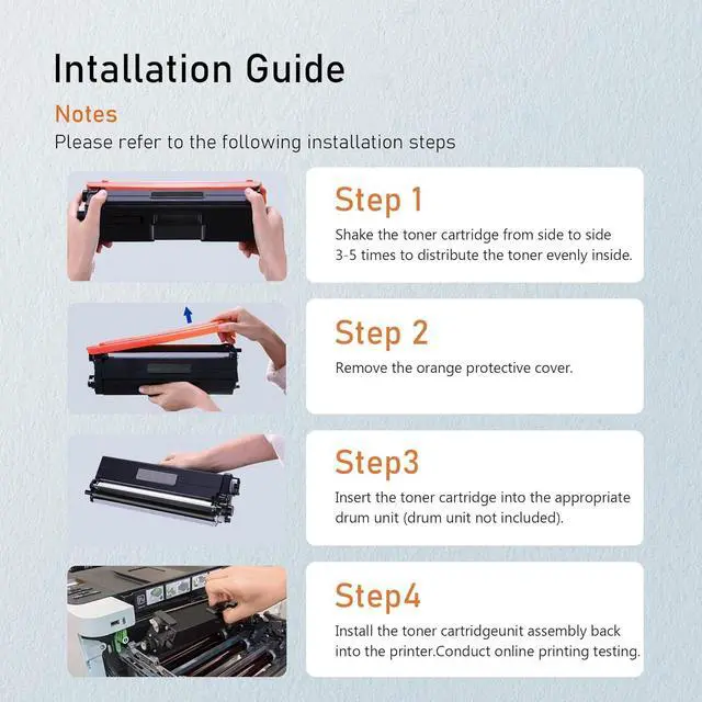 Alt view image 7 of 7 - TN-431 TN431 Toner Cartridge Replacement for Brother TN431BK, TN431C, TN431M, TN431Y Toner Cartridge MFC-L8900CDW MFC-L8610CDW MFC-L9570CDW HL-L8360CDW HL-L8260CDW Printer( TN431 2BK/C/M/Y, 5-Pack)