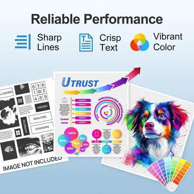 Alt view image 6 of 7 - Ennovor TN433 Toner Cartridge Replacement for Brother TN 433 TN-431 MFC-L8900CDW MFC-L8610CDW HL-L8360CDW HL-L8260CDW Printer Toner (TN433BK TN433C TN433M TN433Y, 4-Pack)