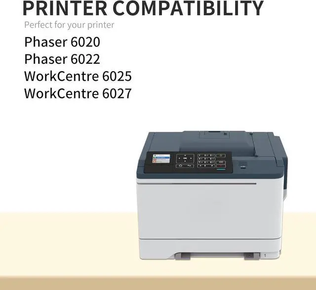 Alt view image 2 of 6 - Ennovor WorkCentre 6027 Toner Cartridges 4-Pack Compatible for Xerox Phaser 6022 6020 WorkCentre 6025 6027 Printer (106R02756 106R02757 106R02758 106R02759)