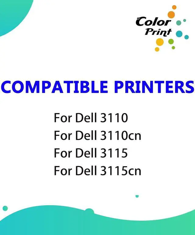 Alt view image 3 of 7 - Ennovor Compatible 310-8092 Toner Cartridge Black High Yield Replacement for Dell 3115CN 3110CN 3110 3115 Laser Printer (1-Pack, Black, 8,000 Pages)