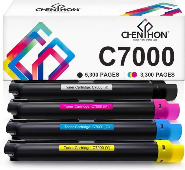 Main image of Ennovor VersaLink C7000 Toner Cartridge 106R03761 106R03764 106R03763 106R03762 Replacement for Xerox VersaLink C7000 C7000DN C7000N Printer Ink (Black Cyan Magenta Yellow, 4-Pack)