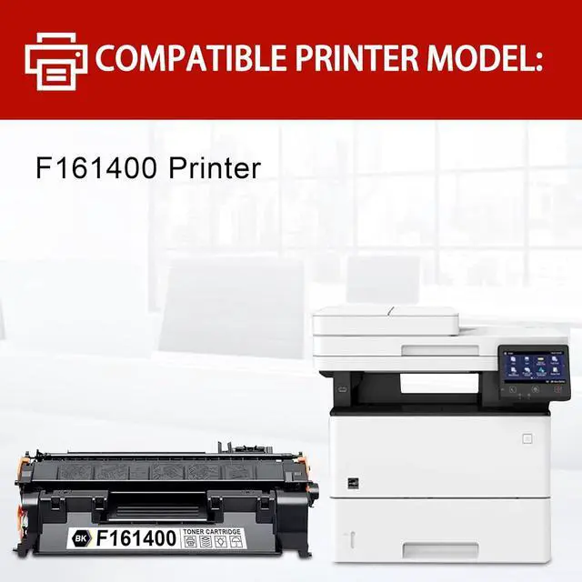 Alt view image 2 of 6 - Ennovor 1-Pack F161400 Toner Cartridge Black, NUC Compatible F161400 Toner Cartridge Replacement for Canon F161400 Printer Toner