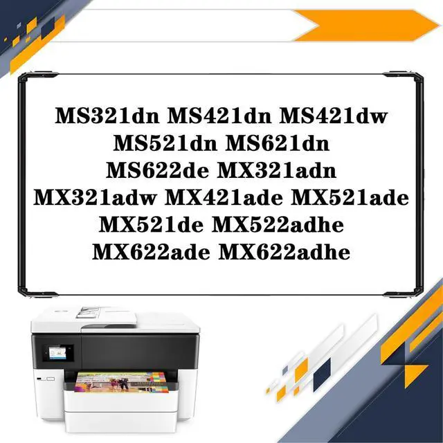 Alt view image 2 of 7 - Ennovor 56F1000 Toner Cartridge, Compatible for Lexmark MS321dn MS421dn MS421dw MS521dn MS621dn MS622de MX321adn MX321adw MX421ade MX521ade MX521de MX522adhe MX622ade MX622a 1 pcs