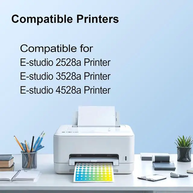 Alt view image 2 of 6 - Ennovor T-3028U T3028U Black Toner Cartridge Compatible for Toshiba T3028U T-3028U Toner Cartridge Use for E-Studio 2528A 3528A 4528A Printer, 43,900 Pages