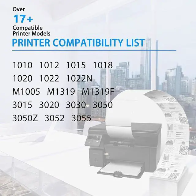 Alt view image 2 of 7 - Ennovor NineLeaf Compatible 4 Pack Q2612X/12X/2612/12 High Yield Black Toner Cartridge for Laserjet 1018, Laserjet 1020, Laserjet 1022, Laserjet 3050 All-in-One