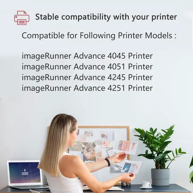 Alt view image 2 of 7 - Ennovor Compatible GPR-42 GPR42 4791B003AA Toner Cartridge BIGSPCE Replacement for Canon imageRunner Advance 4045 4051 4245 4251 Printer Toner (1 Pack, Black)