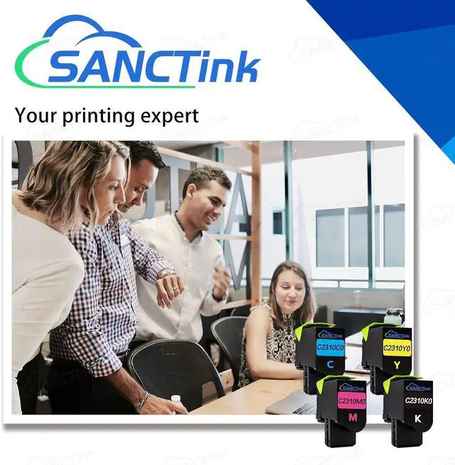 Alt view image 6 of 6 - Ennovor C2325 C2535 C2425 Toner Cartridge Compatible for C2310K0 C2310C0 C2310M0 C2310Y0 C2325dw C2325 MC2325adw C2535dw C2425dw MC2425adw MC2640adwe Printer for Lexmark (High Yield, 4 Pack)