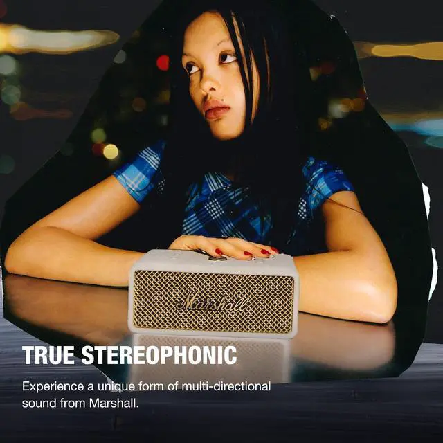 Alt view image 3 of 7 - Marshall Emberton III Portable Bluetooth Speaker - Cream