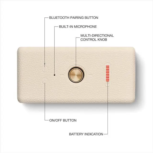 Alt view image 6 of 7 - Marshall Emberton III Portable Bluetooth Speaker - Cream