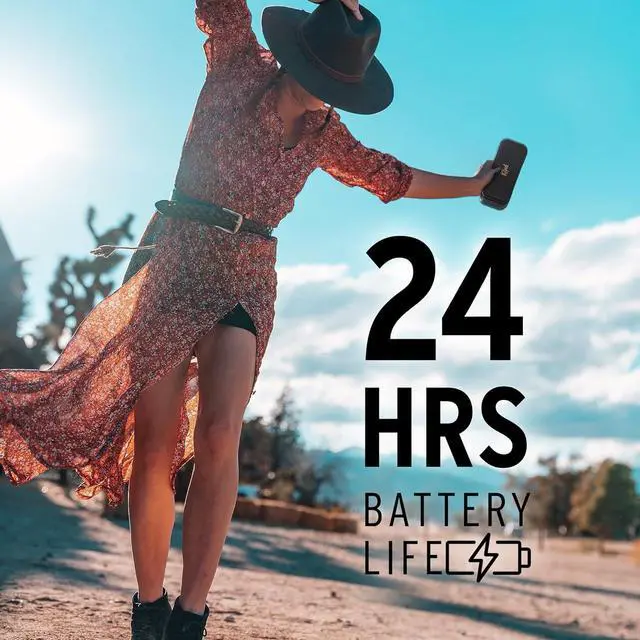 Alt view image 2 of 7 - The Klipsch Nashville Portable Bluetooth Speaker with a 2.25" full range drivers for 360 degree audio, IP67 dust and waterproof rating, 24 hours of playtime for a premium live concert experience