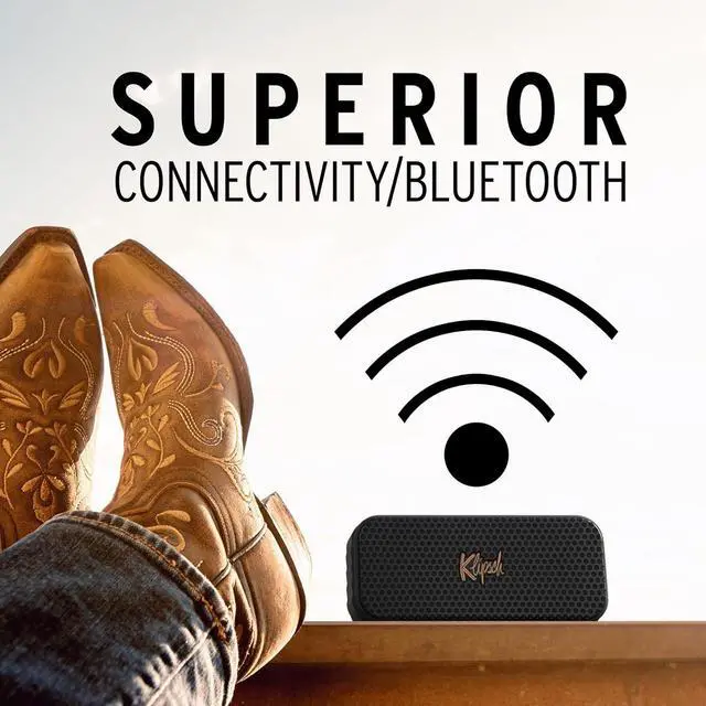 Alt view image 4 of 7 - The Klipsch Nashville Portable Bluetooth Speaker with a 2.25" full range drivers for 360 degree audio, IP67 dust and waterproof rating, 24 hours of playtime for a premium live concert experience