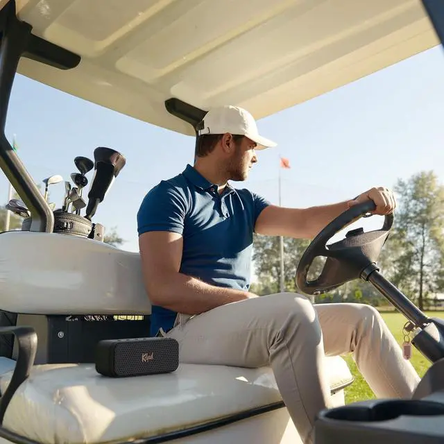 Alt view image 6 of 7 - The Klipsch Nashville Portable Bluetooth Speaker with a 2.25" full range drivers for 360 degree audio, IP67 dust and waterproof rating, 24 hours of playtime for a premium live concert experience