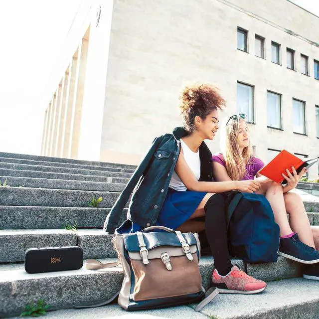 Alt view image 7 of 7 - The Klipsch Nashville Portable Bluetooth Speaker with a 2.25" full range drivers for 360 degree audio, IP67 dust and waterproof rating, 24 hours of playtime for a premium live concert experience