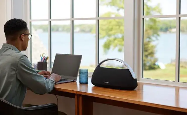 Alt view image 5 of 7 - Harman Kardon Go + Play 3 - Portable Bluetooth Speaker - Black