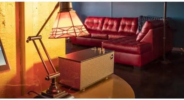 Alt view image 2 of 4 - Klipsch Heritage Wireless The One II Tabletop Stereo Walnut