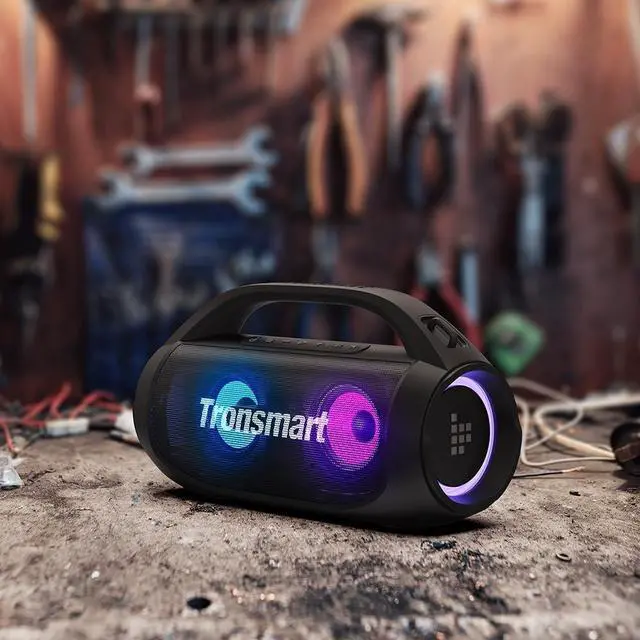 Alt view image 2 of 7 - Tronsmart Bang SE Portable Bluetooth Speaker, Colorful LED and 40W Wireless Stereo to Infuse Your Party, Ultra Lightweight Portable Design and IPX6 Waterproof, Suitable for Party/Outdoor/Travel