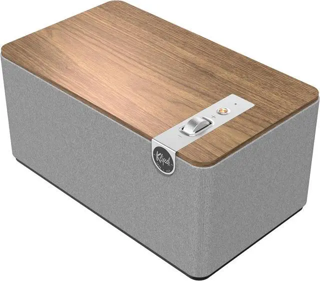 Main image of Klipsch The Three Plus Premium Bluetooth Speaker System, Walnut