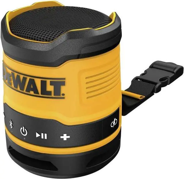 Alt view image 3 of 7 - DEWALT Bluetooth Speaker, USB-C Rechargeable, Jobsite (DCR008)