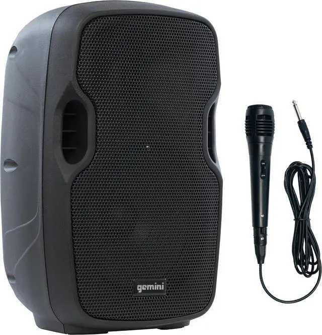 Main image of Gemini 8 500W Wireless Battery-Powered Bluetooth PA Speaker with Mic/Guitar Inputs, Echo, USB/SD/FM  Portable Pro Audio for Performers, Karaoke & Outdoor Events (AS-08TOGO)