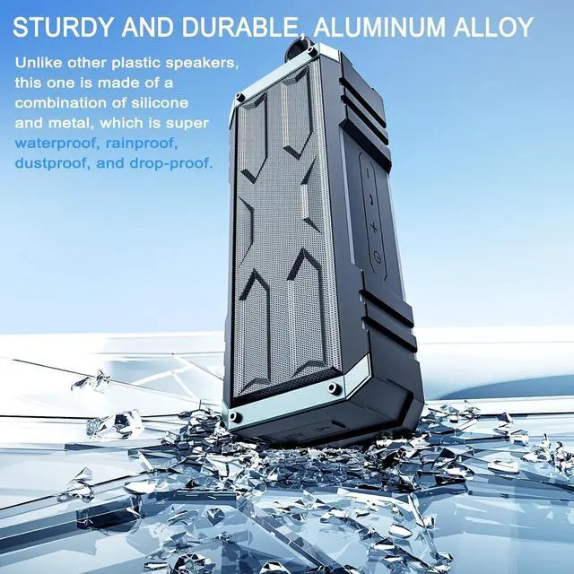 Alt view image 6 of 7 - comiso Portable Bluetooth Speaker Wireless 5.3 - Waterproof and Dustproof Bluetooth Speaker with 20W Stereo Sound, 24H Playtime Speakers Bluetoth Wireless with Deep Bass for Home/Outdoor/Beach/Travel