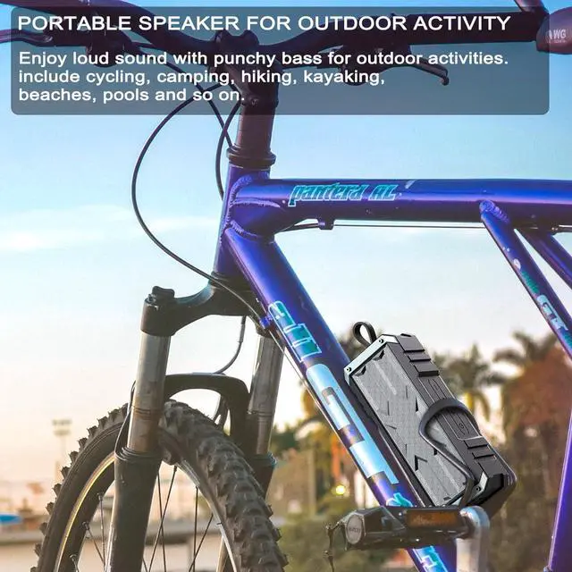 Alt view image 7 of 7 - comiso Portable Bluetooth Speaker Wireless 5.3 - Waterproof and Dustproof Bluetooth Speaker with 20W Stereo Sound, 24H Playtime Speakers Bluetoth Wireless with Deep Bass for Home/Outdoor/Beach/Travel