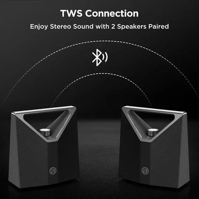 Alt view image 6 of 7 - BUGANI Bluetooth Speaker Loud 80W,Waterproof Large Bluetooth Speaker Subwoofer Hi-Res Audio, 12H Playtime Party Outdoor Speakers for Camping,Beach, Gray