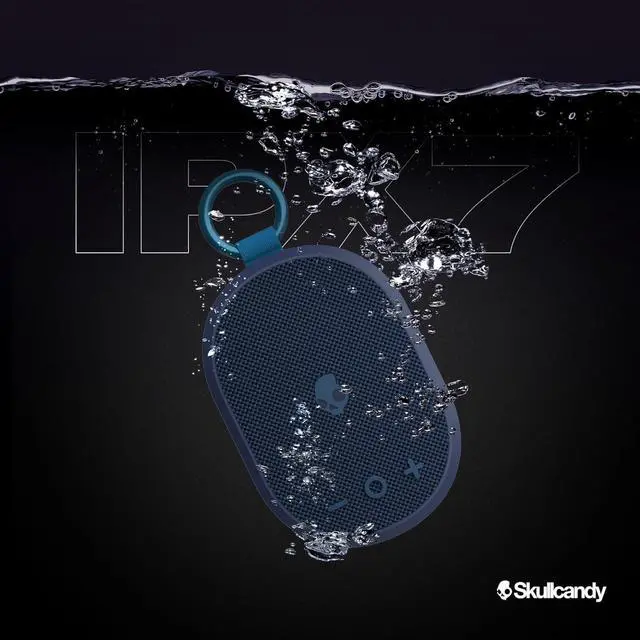 Alt view image 3 of 7 - Skullcandy Kilo Wireless Bluetooth Speaker Bundle - (2) IPX7 Waterproof Mini Bluetooth Speakers with 24 Hour Battery, Downward Firing Passive Radiators, and True Wireless Pairing