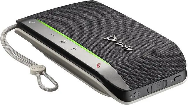 Main image of Poly - Sync 20 Bluetooth/USB-A Speakerphone - Personal Portable Speakerphone - Noise & Echo Reduction - Connect to Cell Phones via Bluetooth or Computers via USB-A Cable - Works with Teams, Zoom