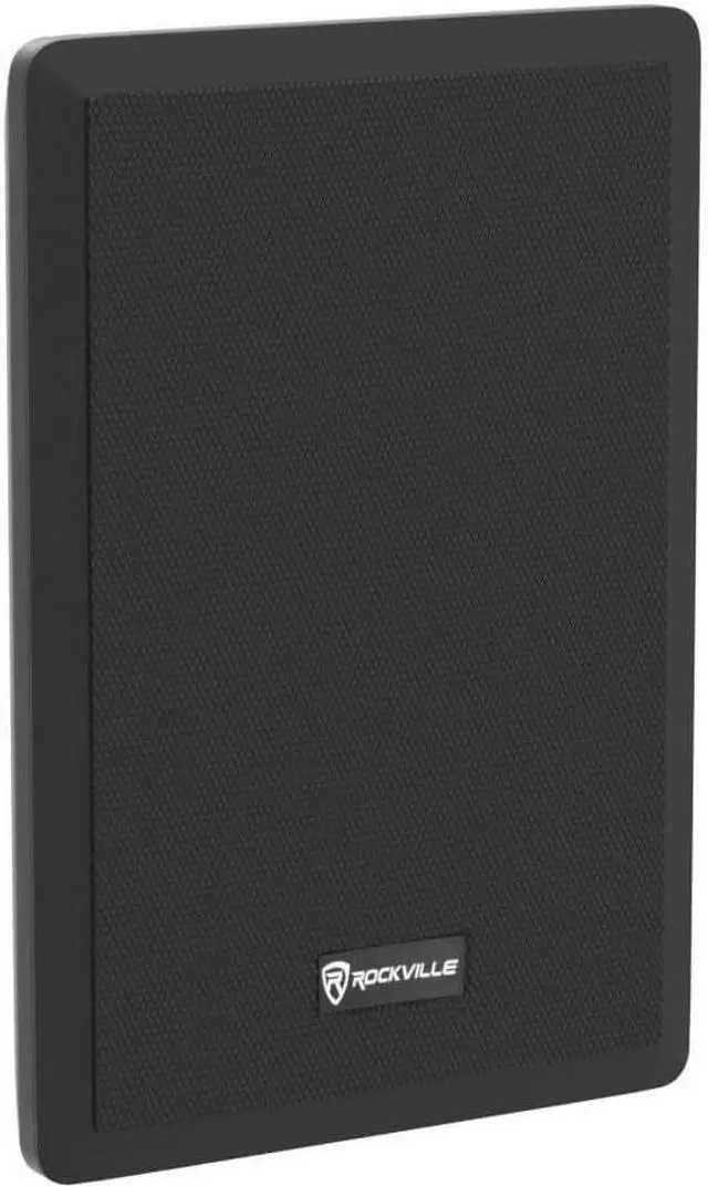 Alt view image 4 of 7 - Rockville RockSlim Black 5.25" 240W Home Theater Speakers (2), 8 Ohm, Slim Wall-Mount Design, Clear Audio, Durable Build, for Home Theater Enthusiasts