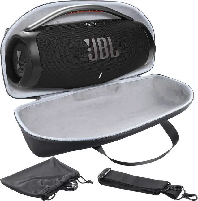 Main image of co2CREA Hard Travel case Replacement for Boombox 3 Boombox 2 Waterproof Portable Bluetooth Speaker (Black + Inside Grey Case)