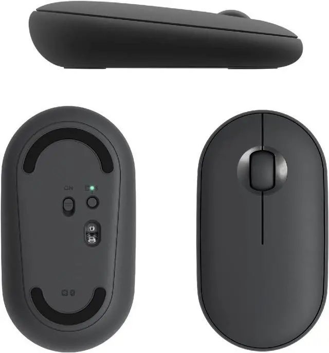 Alt view image 3 of 7 - U Speakers Boost Water-Resistant Portable Bluetooth Speaker with Selfie Remote Control, Bass, & Mic Travel Home Office Modern Bundle with Mini Folding Wireless-Keyboard & Pebble Mouse