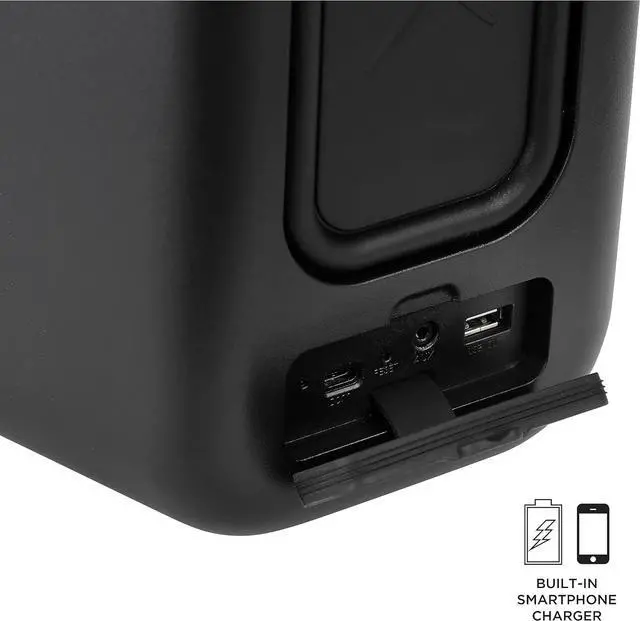 Alt view image 5 of 7 - Altec Lansing Shockwave Wireless Speaker 60W Bluetooth speakerwith a Long Lasting 6 Hour Battery, Multi LED Party Modes, Multiple bass Boost Modes, Party Sync