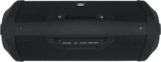 Alt view image 5 of 7 - Rockville 2 RPB-XL Portable Bluetooth Wireless Stereo Linking Speakers+Powerbank